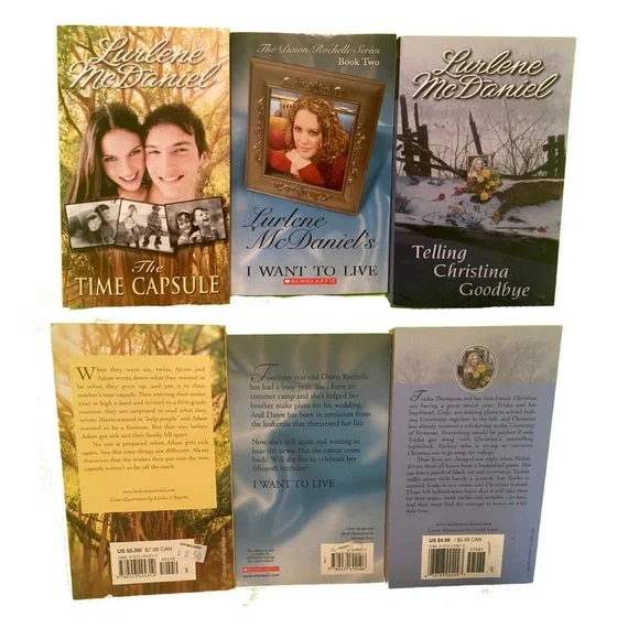 🎉2/30 Set of 5 Romance Grief Books 8 YA Novels Lurlene McDaniel Angels Trilogy - Picture 2 of 8